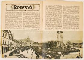1939 5 db Képes Vasárnap különszám, A hazatért Felvidék I. A magyarság ünnepe; II. A magyarság ünnep...