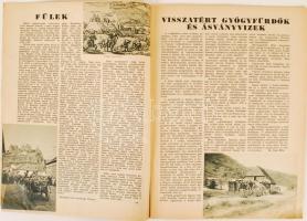 1939 5 db Képes Vasárnap különszám, A hazatért Felvidék I. A magyarság ünnepe; II. A magyarság ünnep...