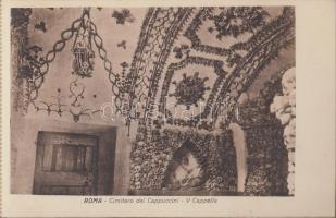 Rome, Roma; Chiesa e Cimitero dei Cappuccini / church and cemetery - postcard booklet with 10 cards