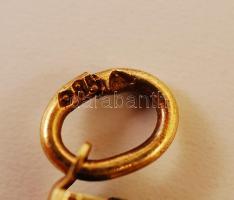 Olimpia mikrokönyv, olimpiai eskü szövegével, díszdobozban, aranyozott fém tartóban, rajta 14K arany...