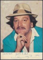 Bajor Imre (1957-) magyar színész, humorista, showman aláírása