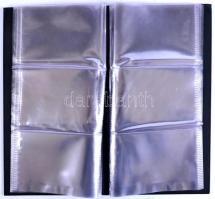 3 db képeslap album: 28, 114 és 120 férőhellyel, utóbbiban 8 db régi képeslap / 3 album for 28, 114 ...