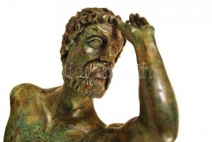 Trapassi jelzéssel: Artisták. Festett spiáter szobor, jelzett, m: 47 cm