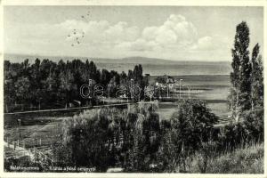 Balatonszemes, Kilátás a felső sétányról