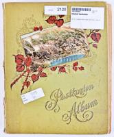 3 db képeslap album: 120 (18 x 33.5 cm), 102 (22.5 x 39.5 cm) és 120 (23 x 30.5 cm) férőhellyel, ebb...