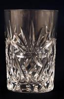 Kristály poharak, csiszoltak, néhányon apró csorba, összesen:53 db