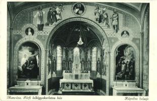 Budapest II. Manréza férfi lelkigyakorlatos ház, kápolna belső