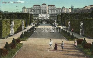 Vienna, Wien IV. Belvedere (small tear)