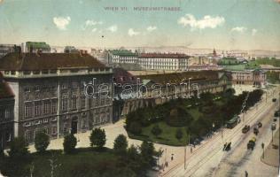 Vienna, Wien VII. Museumstrasse / Museum street, B.K.W.II. 47. (fa)