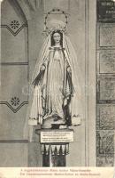 Budapest II. Máriaremete, kegyadományozó Mária szobor (fa)