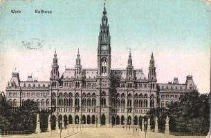 Vienna, Wien; Rathaus / town hall (fl)
