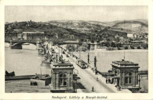 Budapest, Margit híd, villamos (EK)