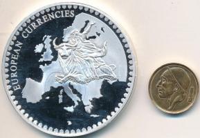 Belgium DN "Európai valuták" ezüstözött emlékérem T:PP
Belgium ND "European Currencie...