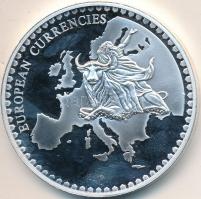 Finnország DN "Európai valuták" ezüstözött emlékérem T:PP
Finland (Suomi) ND "Europea...