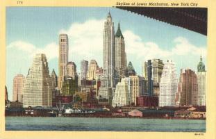 New York, Skyline of Lower Manhattan
