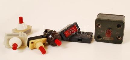 7 db régi elektromos kapcsoló