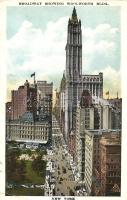 New York, Broadway Showing, Woolwort Building (b)