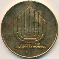 Izrael DN "Védelmi Minisztérium" aranyozott fém emlékérem (60mm) T:2 Israel ND "Ministry of Defence" gilt metal commemorative medallion (60mm) C:XF