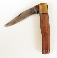 1 db fanyelű bugyli bicska, h: 18 cm