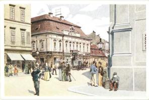 Budapest - 31 db RÉGI, megíratlan, magyar városképes lap, Műemlékek Országos Bizottsága, Serie III. ...