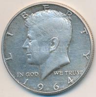 Amerikai Egyesült Államok 1964. 1/2$ Ag "Kennedy" T:2- USA 1964. 1/2$ Ag "Kennedy" C:VF Krause KM#202