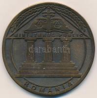 Románia DN "Legfőbb Ügyészség" Br emlékérem (69mm) T:2 Romania ND "Public Ministry" Br commemorative medallion (69mm) C:XF