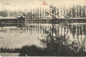 1913 Hévíz, fürdő télen. kiadja Mérei Ignác (EK)
