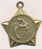 1949. Vasas VTC II. helyezett, aranyozott Br érem, motoros, szign: Fonyó T:2