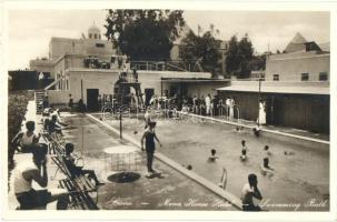 3 db RÉGI használatlan egyiptomi városképes lap; Cairo, Heliopolis / 3 old unused Egyptian town-view...