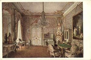 Vienna, Wien, Schönbrunn - series of 8 unused art postcards, pinx. J. Jaunbersin; paper case with th...