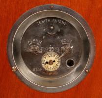 Zenith Patent svájci frankkal működő felhúzható perselyóra, jó állapotban