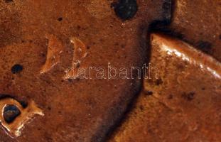 Búza Barna (1910-2010): "Itt az idő most vagy soha" Bronz két oldalas plakett, jelzett, d:...