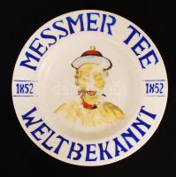 Messmer Tee 1852 porcelán pénzvisszaadó tál, d: 20 cm