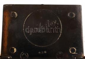 3 db Nikotex műanyag cigarettás doboz, 7x6x2 cm