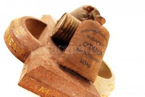 1937 Citadur bauxit cement reklám hamutartó, 22x22 cm