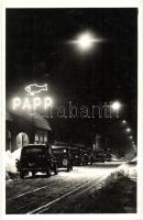 Budapest XIX. Kispest, Petőfi tér, Papp vendéglő; Korschelt Miklós felvétele