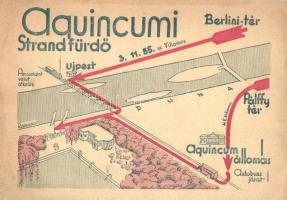 Aquincumi strandfürdő reklám