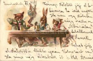 1899 Animal pub, litho