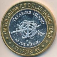 Amerikai Egyesült Államok / Las Vegas DN 10$ bicolor Ag zseton (37.56g/0.999/43mm) T:2 (PP)
USA / La...