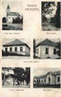 Kalász, Templom, iskola, posta / church, school, post office