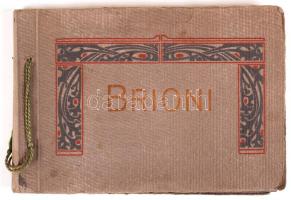 cca 1900 Brioni 14 db fotót tartalmazó füzet / Booklet with 14 photos 20x13 cm