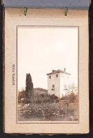 cca 1900 Brioni 14 db fotót tartalmazó füzet / Booklet with 14 photos 20x13 cm