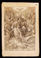 Albrecht Dürer fametszetek. 87 db. Facsimile kiadás. 1938. Otto Fischer. / Wood engravings. Facsimile edition 48x34 cm