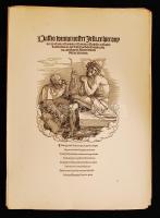 Albrecht Dürer fametszetek. 87 db. Facsimile kiadás. 1938. Otto Fischer. / Wood engravings. Facsimil...