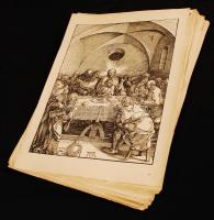 Albrecht Dürer fametszetek. 87 db. Facsimile kiadás. 1938. Otto Fischer. / Wood engravings. Facsimil...