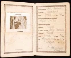 1945 Fényképes kerékpár igazolvány / bikers ID