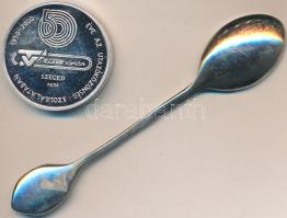 2000. "Tisza Volán - 50 éve az utazóközönség szolgálatában" fém emlékérem tokban (35mm) T:...