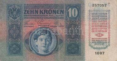 1912. 100K (2x) klf változat + 1913. 20K + 1915. 10K mindegyik "KOMÁROM MEGYE KOCS KÖZSÉG GESZT...