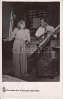 cca 1940-1942 A Kolozsvári Nemzeti Színház élete, 4 db fotólap, három feliratozva a szereplők nevéve...