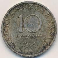 1948. 10Ft Ag "Széchenyi" T:2- Adamo EM2